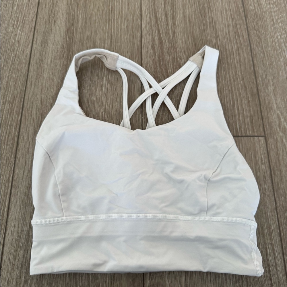 Lululemon Athletica White Sports Bra